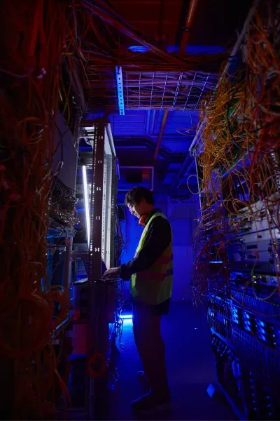 Server room maintained by Static Computers